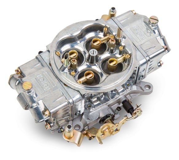 HOLLEY ALUMINUM STREET HP CARBURETOR 650 CFM - 4150 - Mechanical Secondaries - Shiny - Gasoline