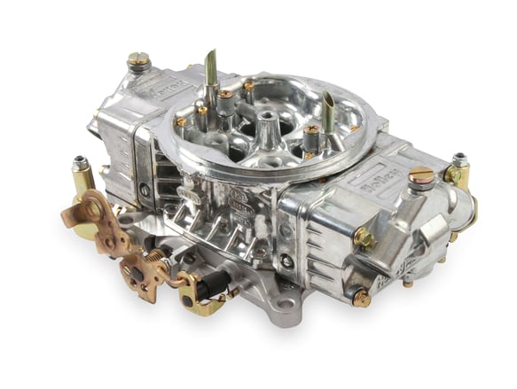 HOLLEY ALUMINUM STREET HP CARBURETOR 650 CFM - 4150 - Mechanical Secondaries - Shiny - Gasoline