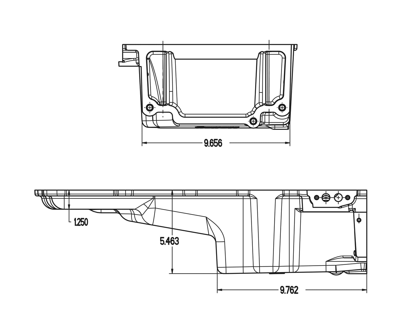 OIL PAN, LS RETROFIT, GEN 1 F-BODY