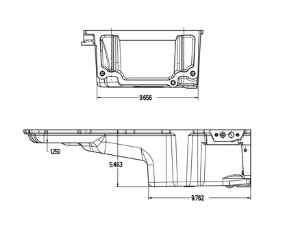 OIL PAN, LS RETROFIT, GEN 1 F-BODY