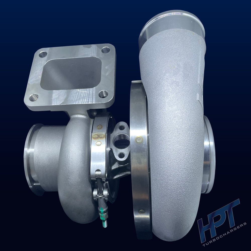 HPT Turbocharger - F3 7880 T4 Inlet V-Band Outlet 1.24 A/R